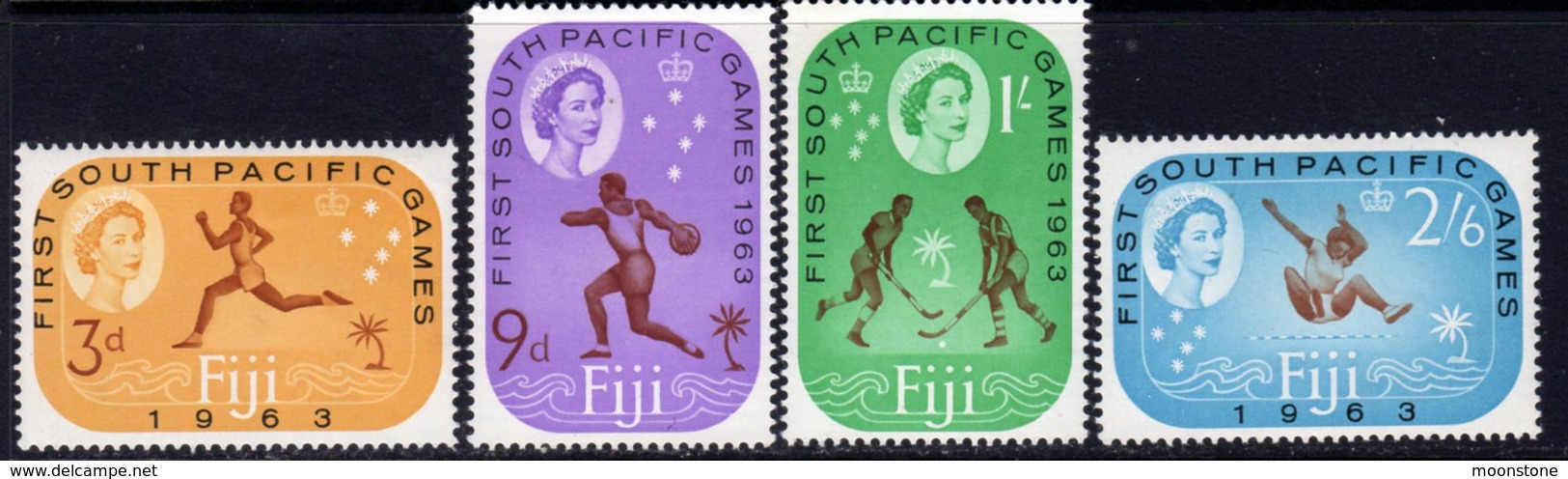 Fiji QEII 1963 South Pacific Games Set Of 4, Hinged Mint, SG 329/32 (BP2) - Fiji (...-1970)