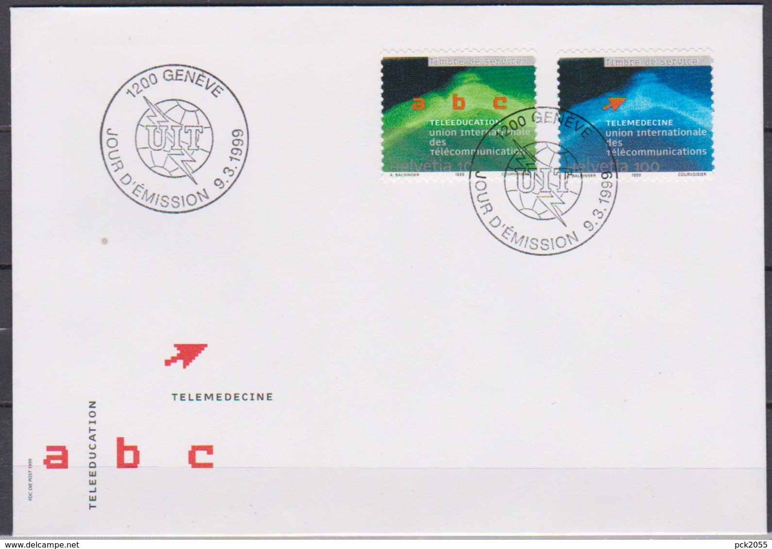 Schweiz FDC 2003 Nr.16 - 17 Telelernen Und Telemedizin Intern. Fernmeldeunion  UIT/ITU ( D 345) Günstige Versandkosten - FDC