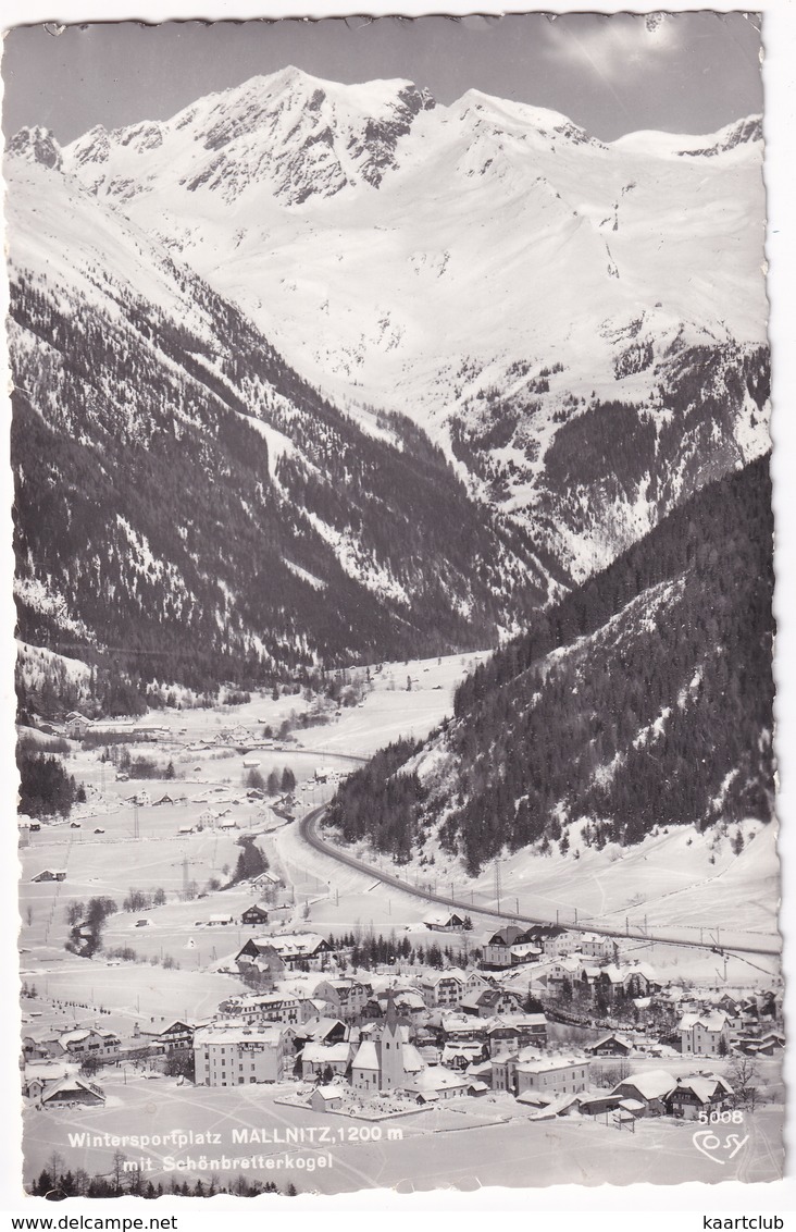 Wintersportplatz Mallnitz, 1200 M Mit Schönbretterkogel -  (Kärnten, Austria) - 1959 - Mallnitz