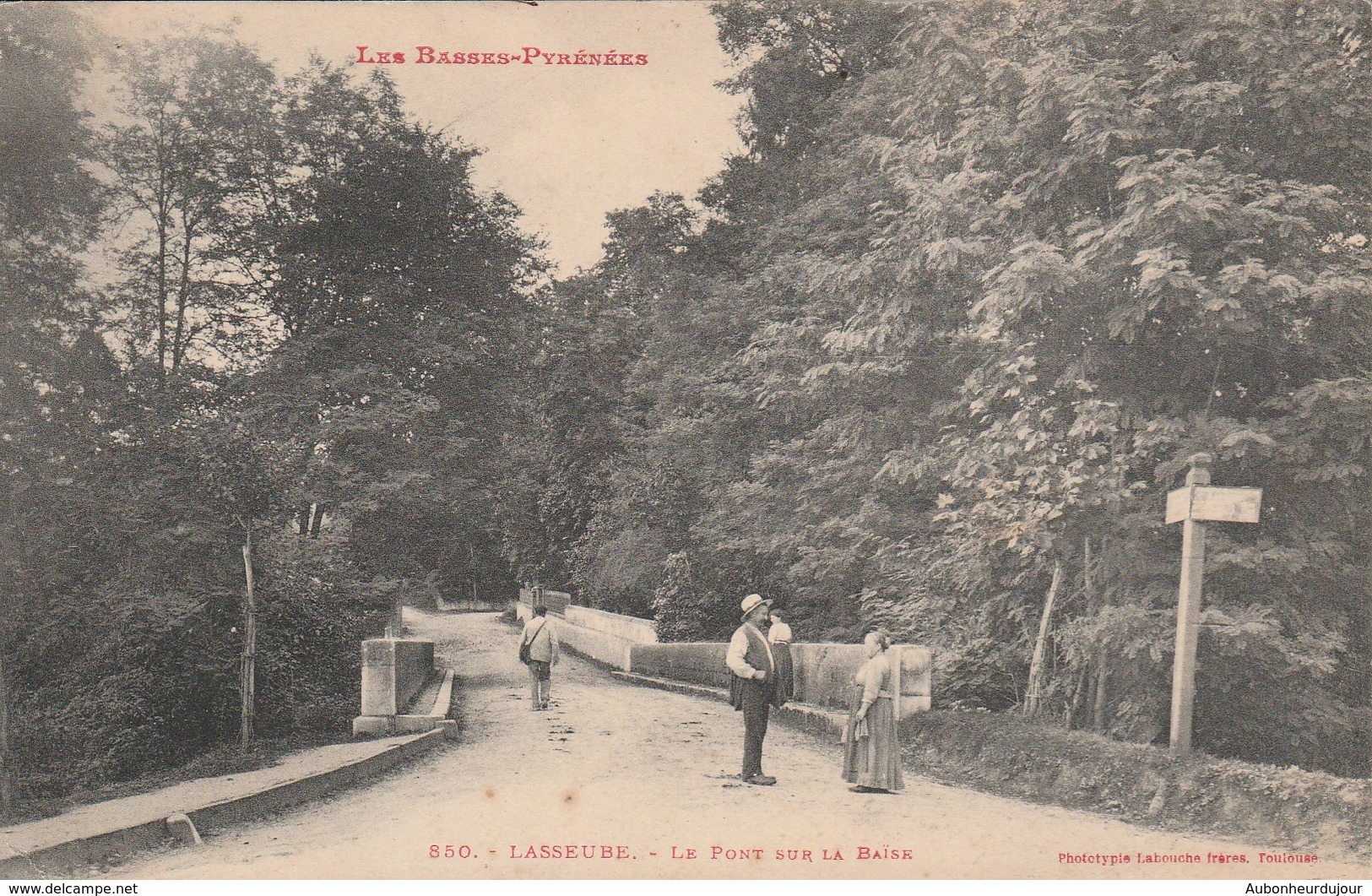 LASSEUBE Le Pont Sur La Baïse 877LL - Lasseube