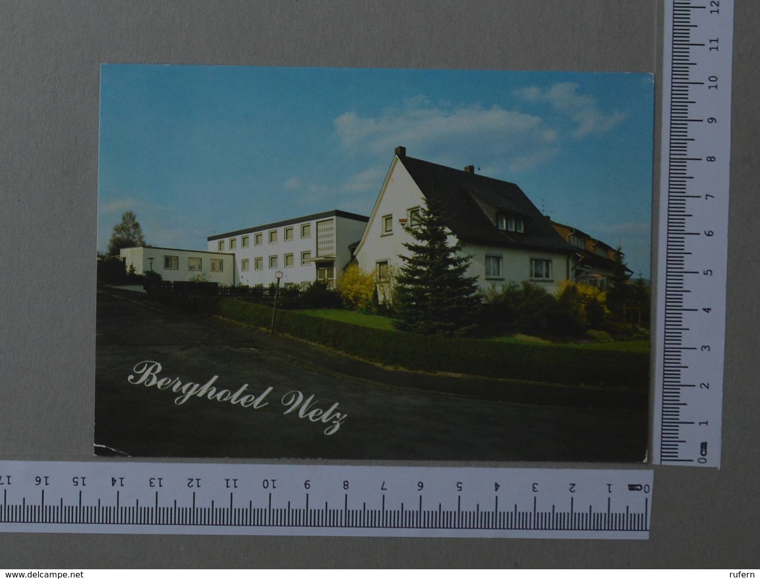 GERMANY   - BERGHOTEL WETZ -  BERGHOTEL WETZ -   2 SCANS    - (Nº29357) - Kreuztal