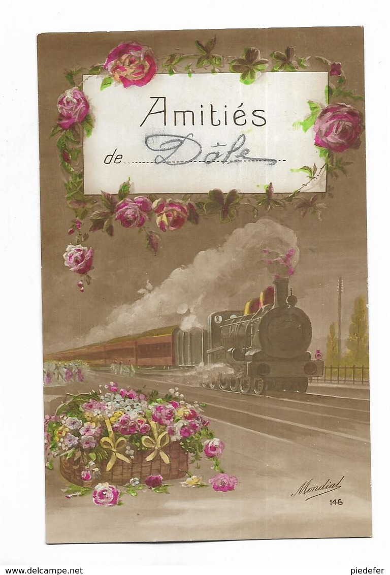 39 - Amitiés De DÔLE - Train - Dole