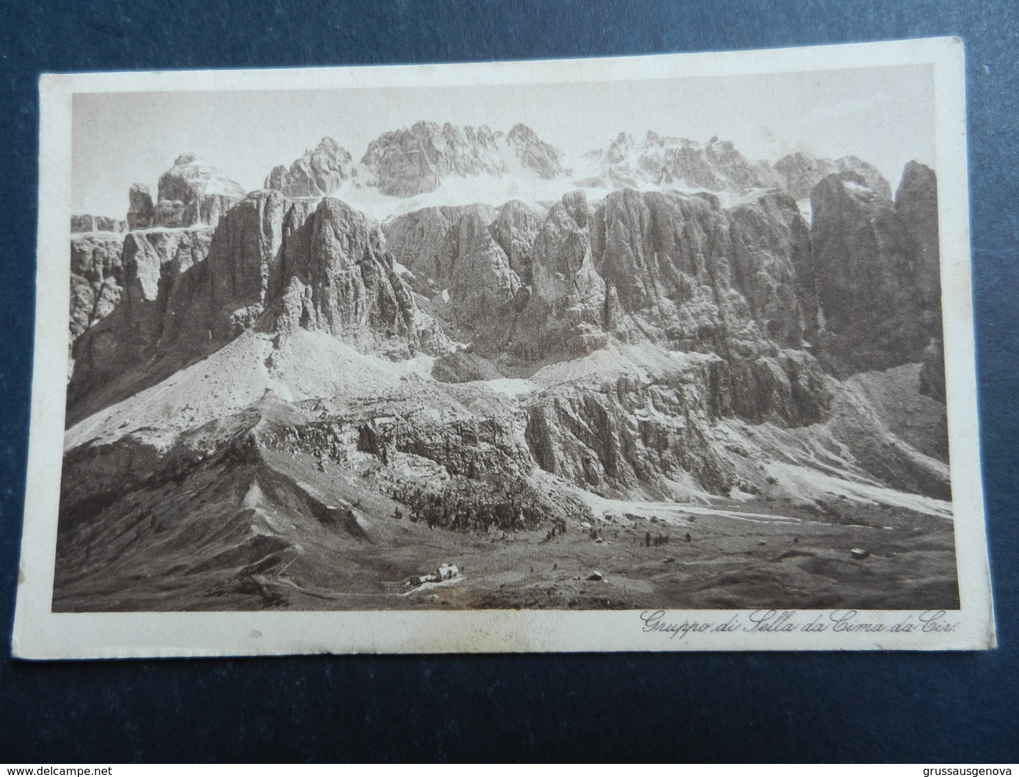 19945) BOLZANO GRUPPO DI SELLA DA CIMA DA CIR VIAGGIATA 1927 - Bolzano (Bozen)