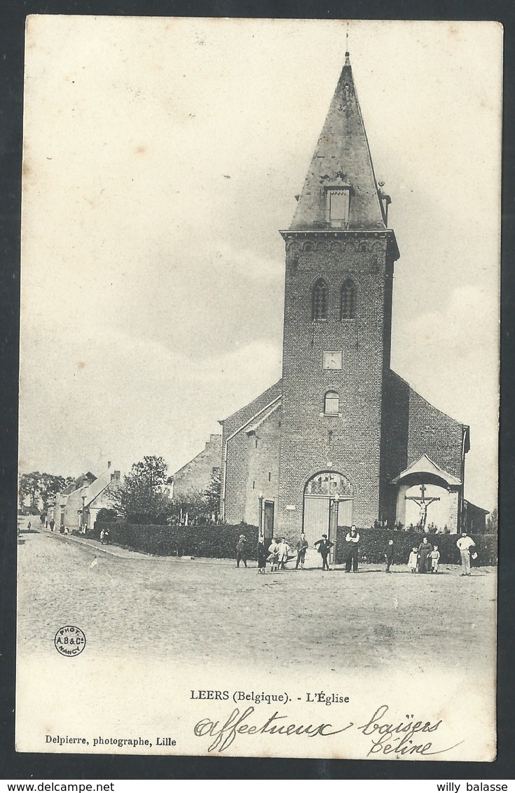 +++ CPA - Estaimpuis - LEERS - Belgique - Eglise   // - Estaimpuis