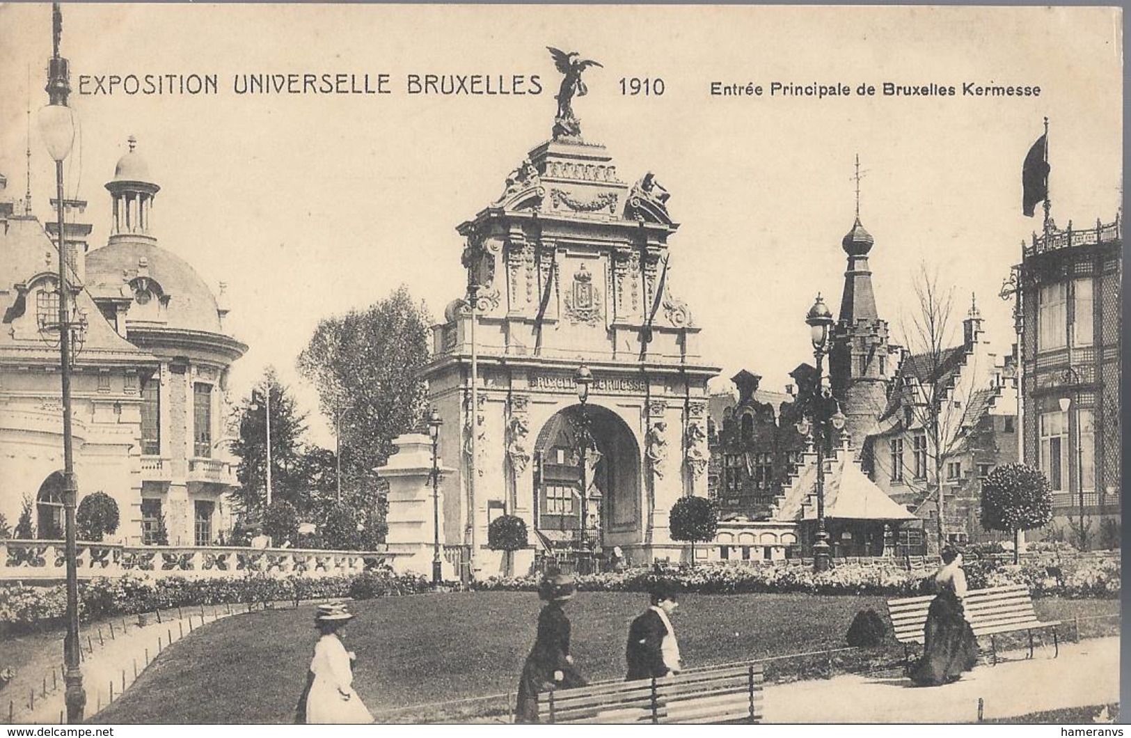 Exposition Universelle De Bruxelles 1910 - Entrèe Principale De Bruxelles Kermesse - HP1691 - Universal Exhibitions