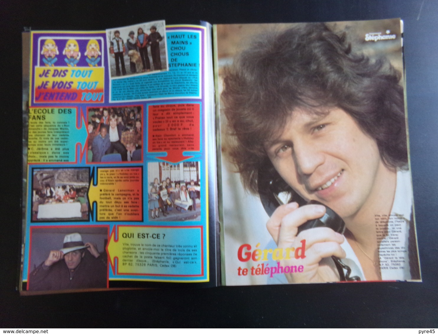 Revue " Stéphanie " n° 30, 1977, Johnny, Philippe Chatel, Carlos ... ( pages désolidarisées )