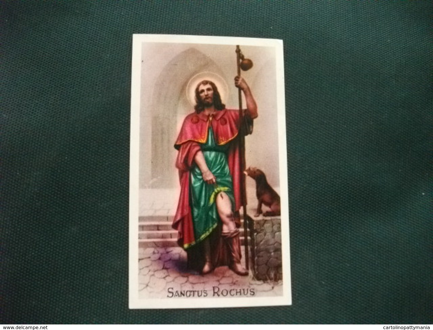 SANTINO HOLY PICTURE IMAGE SAINTE  SAN ROCCO SANCTUS ROCHUS 2/211 - Religione & Esoterismo