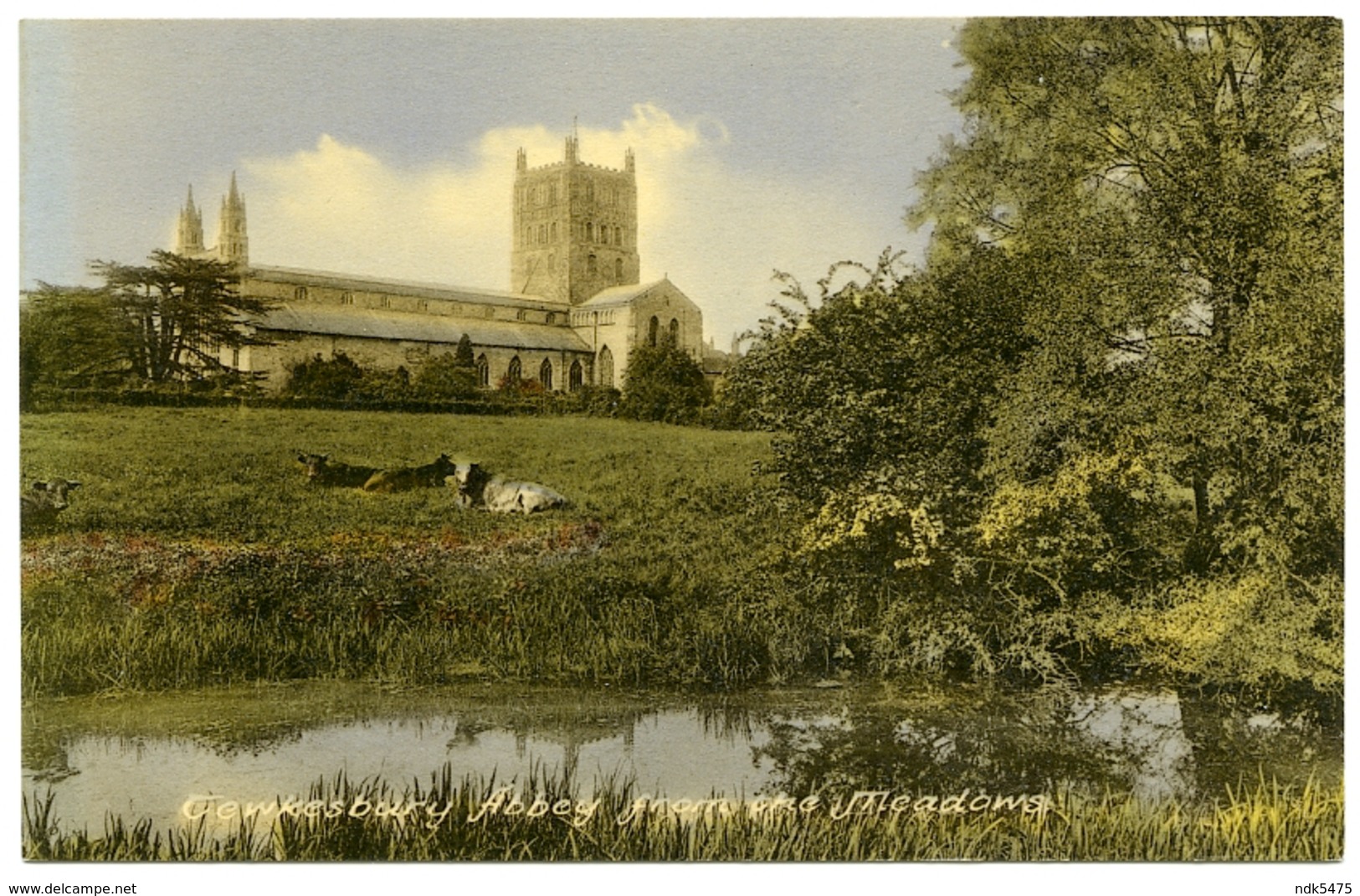 TEWKESBURY ABBEY FROM THE MEADOWS - Other & Unclassified