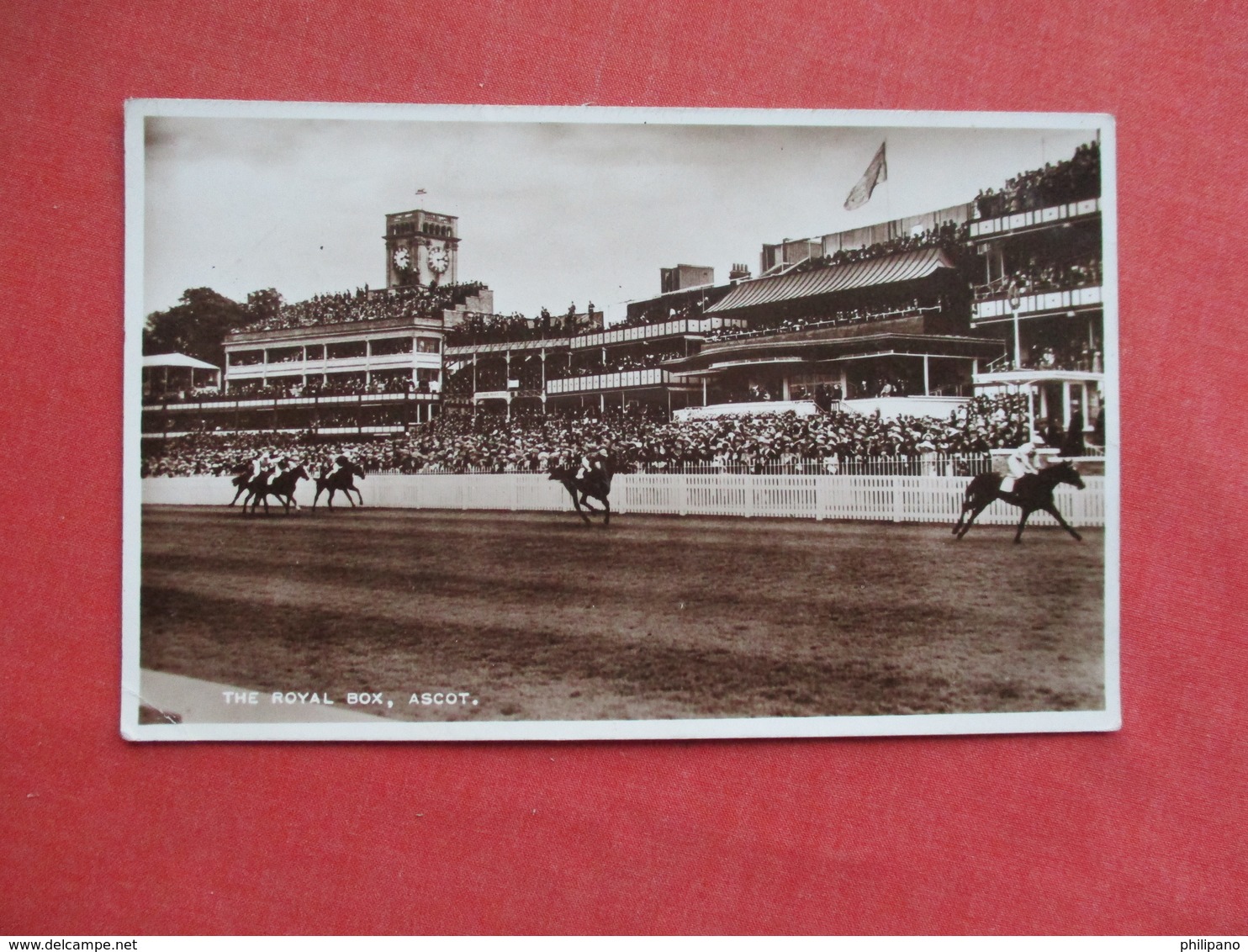 Horse Racing  The Royal Box  Ascot  UK  Has Stamp & Cancel    Ref 3425 - Other & Unclassified