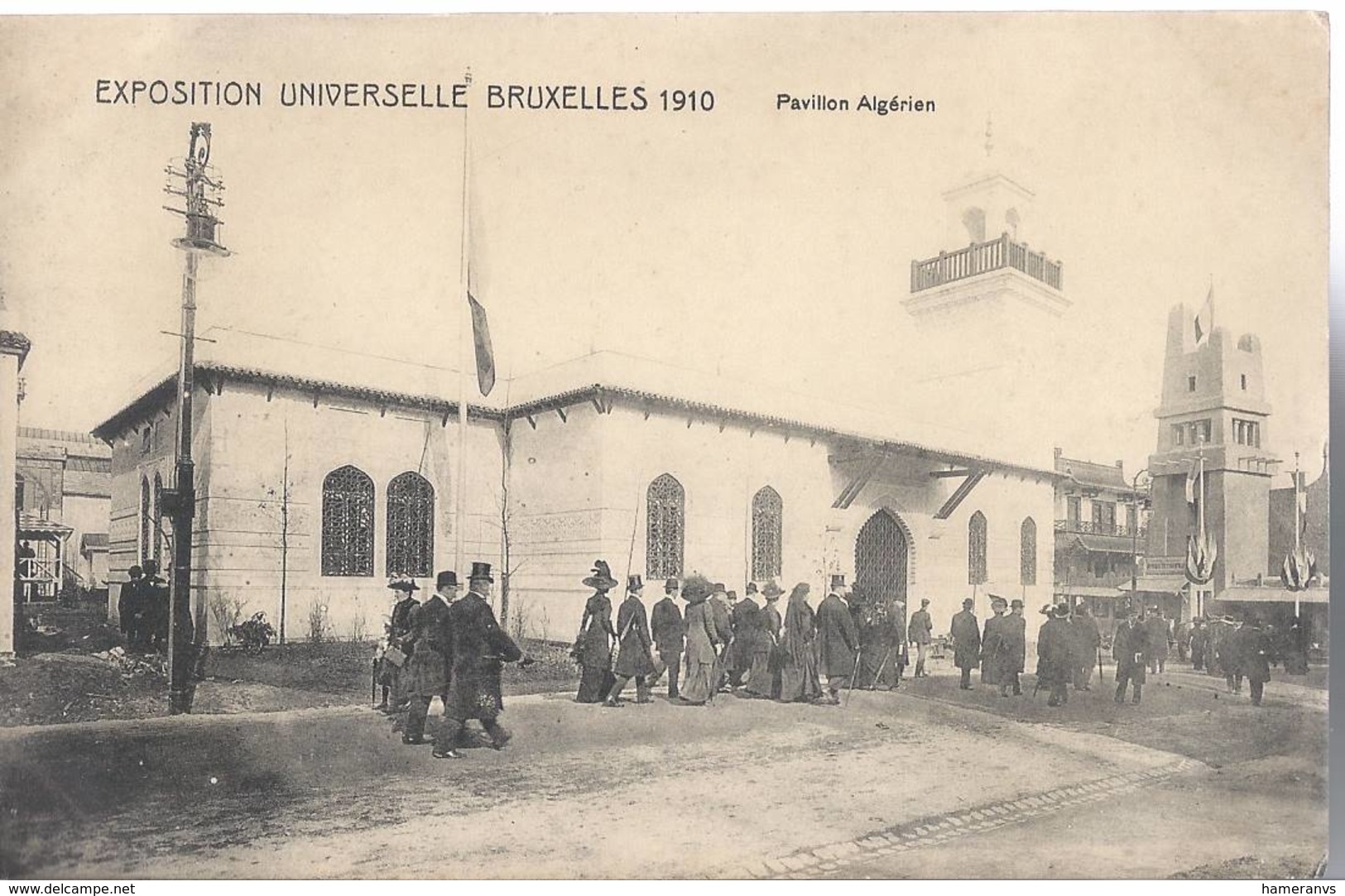 Exposition Universelle De Bruxelles 1910 - Pavillon Algèrien - HP1705 - Mostre Universali