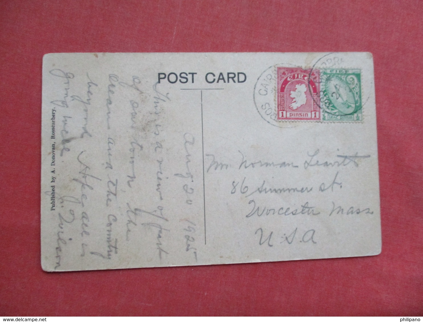 Rosscarbery Co Cork Ireland  Stamp & Cancel     Ref 3425 - Cork