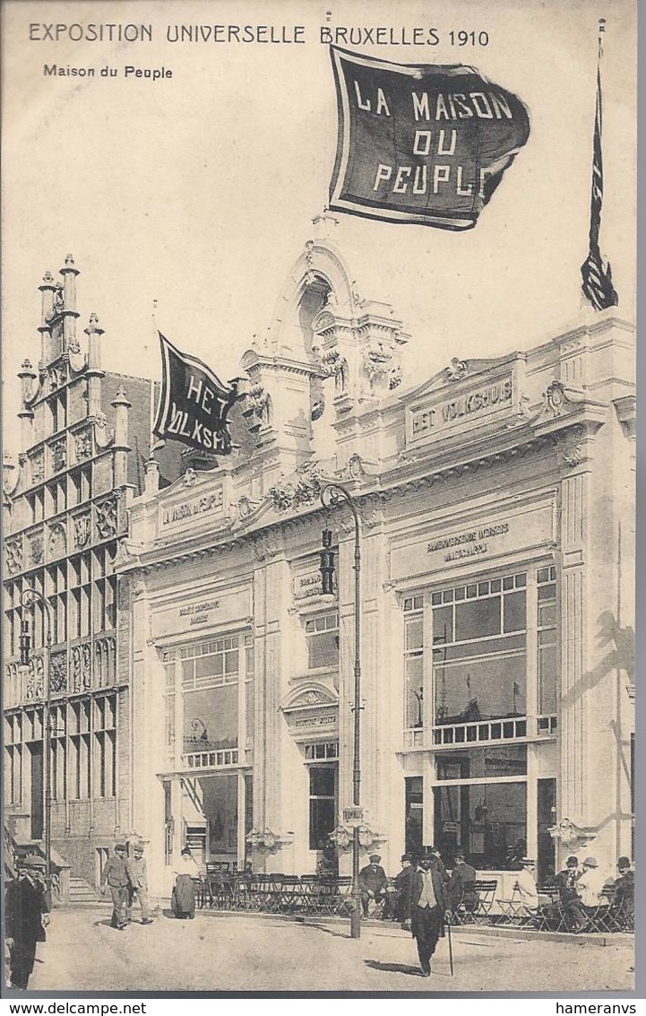 Exposition Universelle De Bruxelles 1910 - Maison Du Peuple - HP1718 - Universal Exhibitions