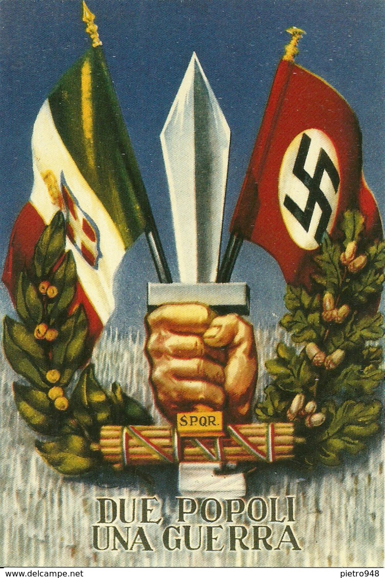 Guerra 1939-1945, "Due Popoli, Una Guerra", Riproduzione A71, Reproduction - Weltkrieg 1939-45