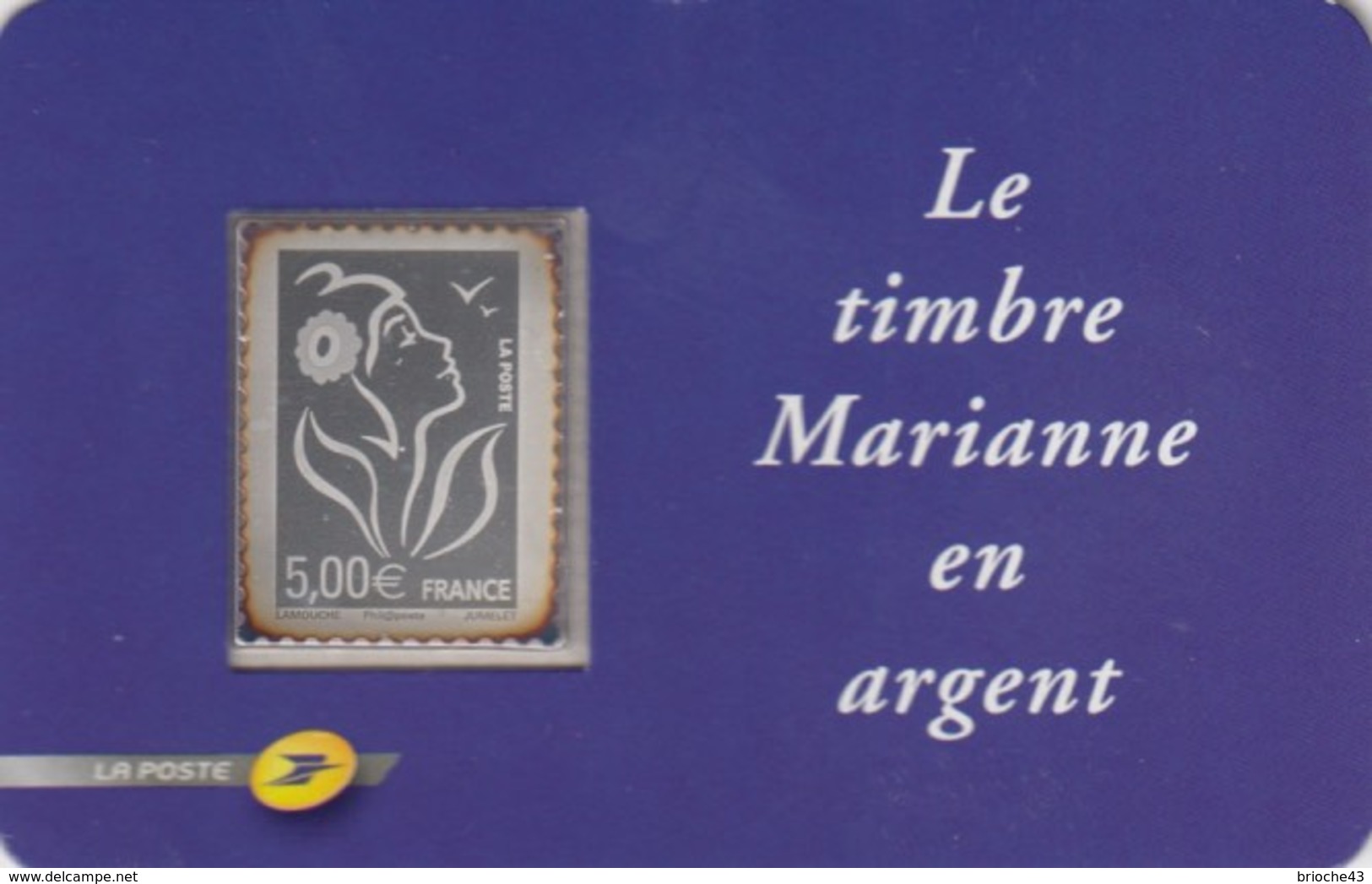 FRANCE - 2006 TIMBRE ADHÉSIF N°85 NEUF MARIANNE DE LAMOUCHE EN ARGENT / 6090 - Autres & Non Classés