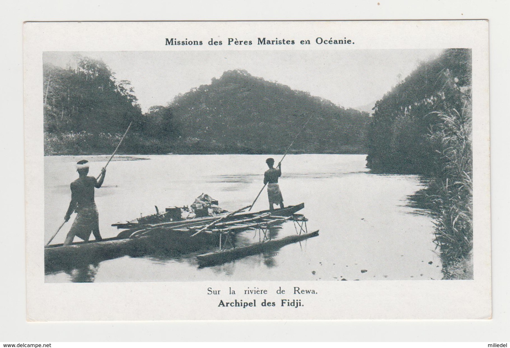 OR449 - Missions Des Pères Maristes En Océanie - Sur La Rivière De REWA - ARCHIPEL DES FIDJI - Fiji