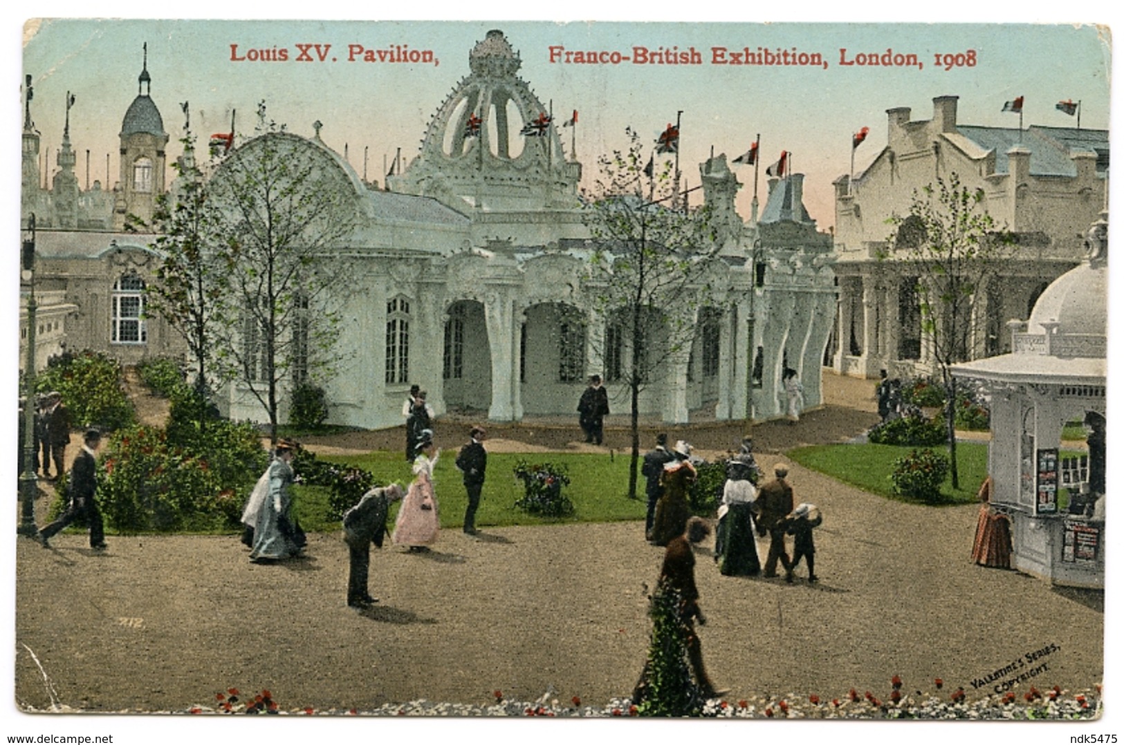 LONDON : FRANCO BRITISH EXHIBITION - LOUIS XV PAVILION, 1908 / HINDENBOROUGH / ADDRESS - MARLOW, HURLEY HOUSE (POWELL) - Exhibitions