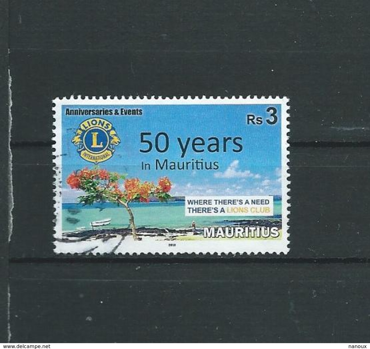 Timbre Oblitére De L'ile MAURICE 2018 - Mauritius (1968-...)
