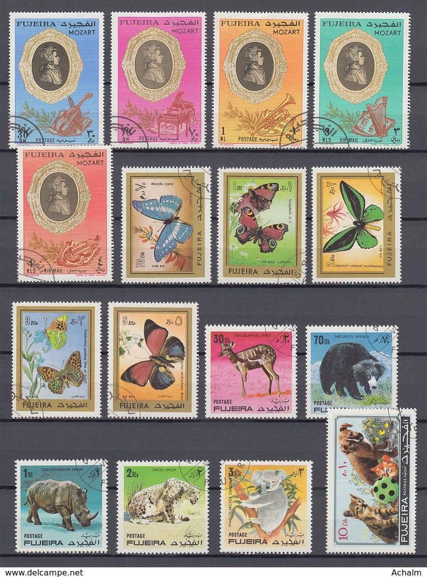 (11) Fudschaira/Fujairah/Fujeira - 32 Used Stamps From The Year 1971 - See 2 Scans - Fudschaira