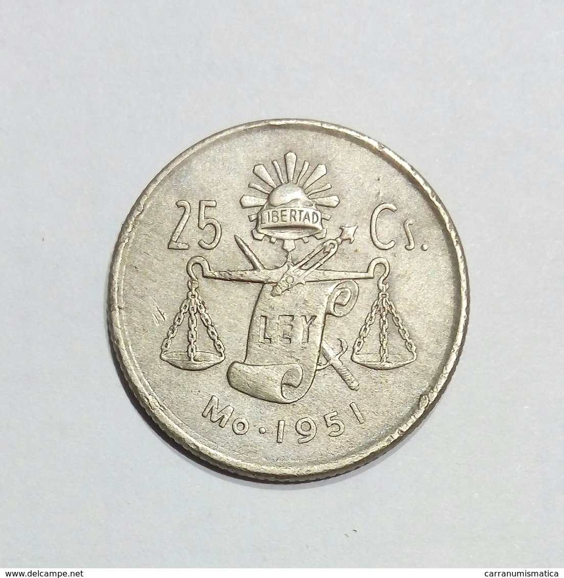 Messico / Mexico - 25 Centavos (1951) - México