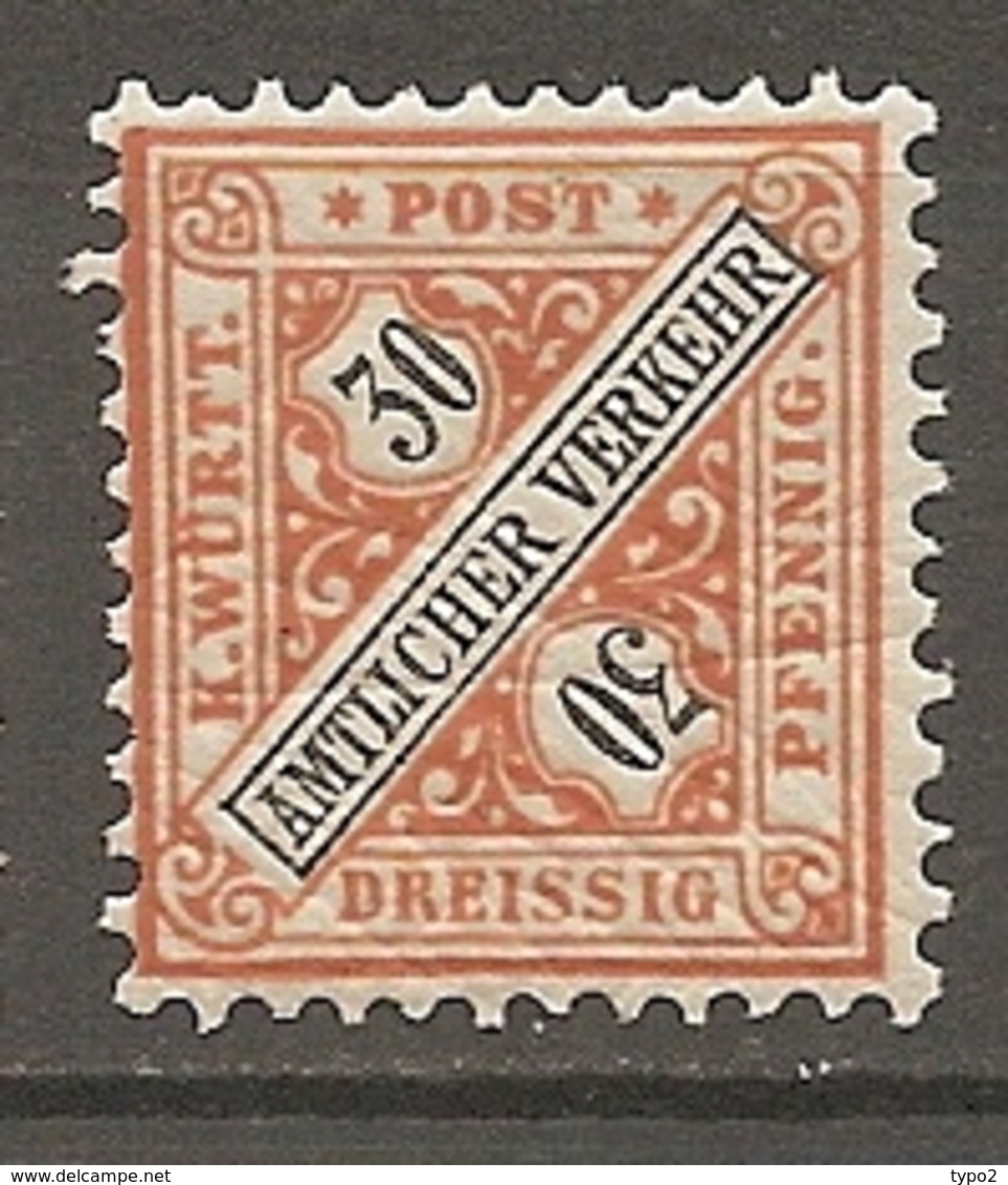 WURT - SERV Yv. N° 19 MI. N° 215  ** MNH 25p  Orange Et Noir  Cote   2 Euro   BE R  2 Scans - Sonstige & Ohne Zuordnung