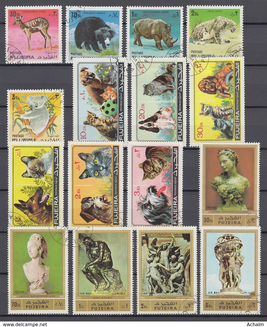 (13) Fudschaira/Fujairah/Fujeira - 32 Used Stamps, From The Years 1971-1972 - See 2 Scans - Fudschaira