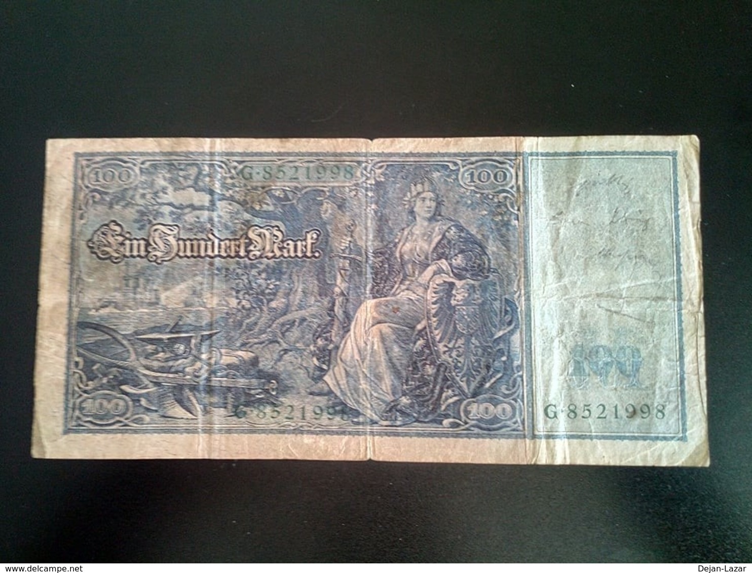 GERMANY ALLEMAGNE DEUTSCHLAND 100 Mark 21.4.1910 - 100 Mark