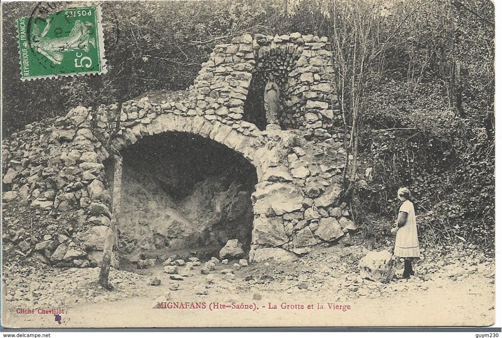 MIGNAFANS La Grotte Et La Vierge - Autres & Non Classés