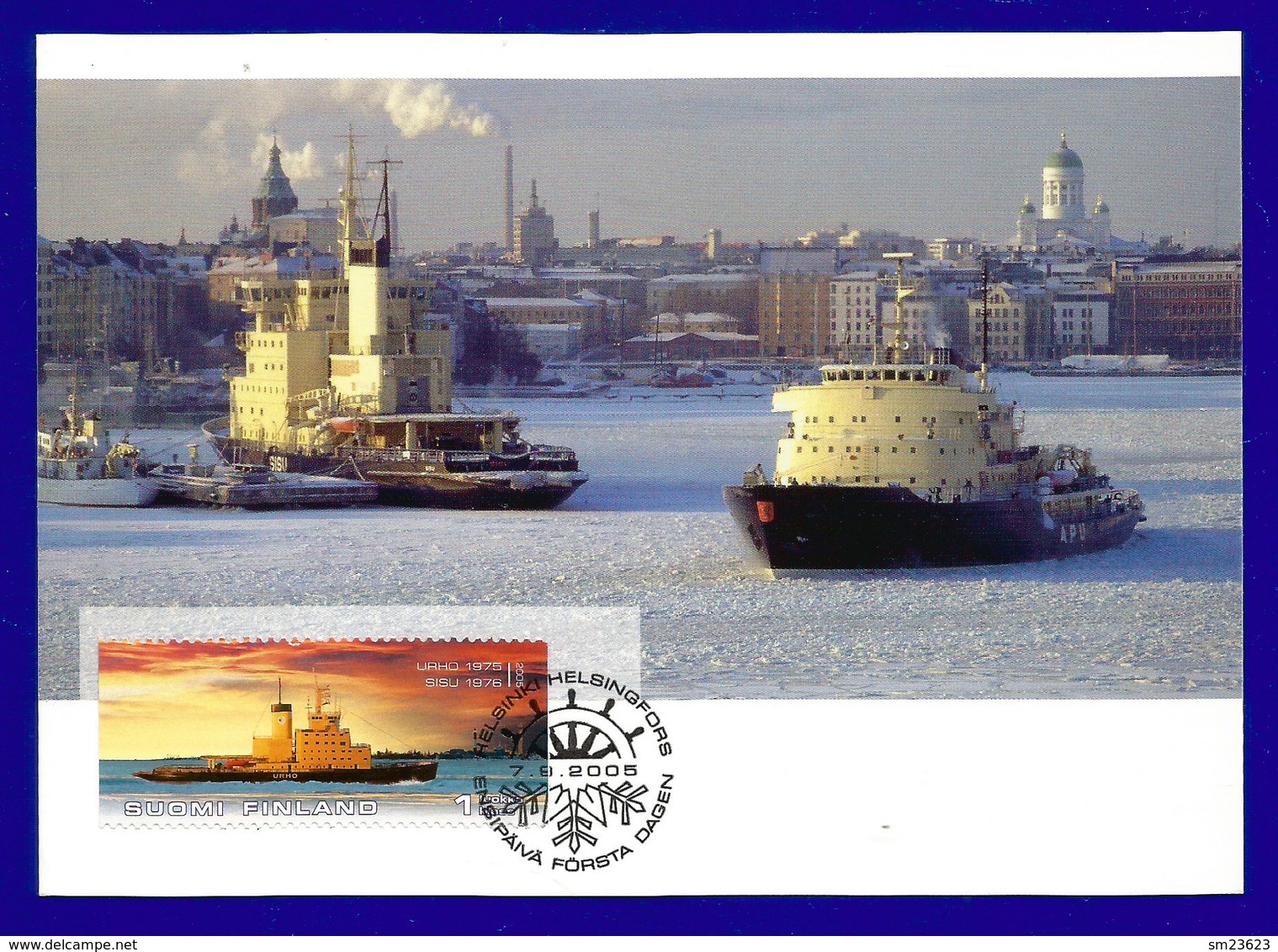 Finnland / Suomi 2005 , Icebreakers - Maximum Card - Siehe Scan - Stempel 7.8.2005 - Tarjetas – Máximo