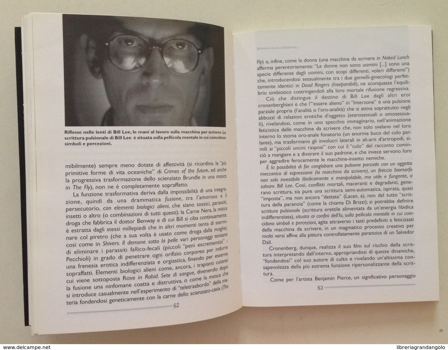 R. Dalle Luche A. Barontini Transfusioni Saggio Psicopatologia Cinema Cronenberg - Unclassified