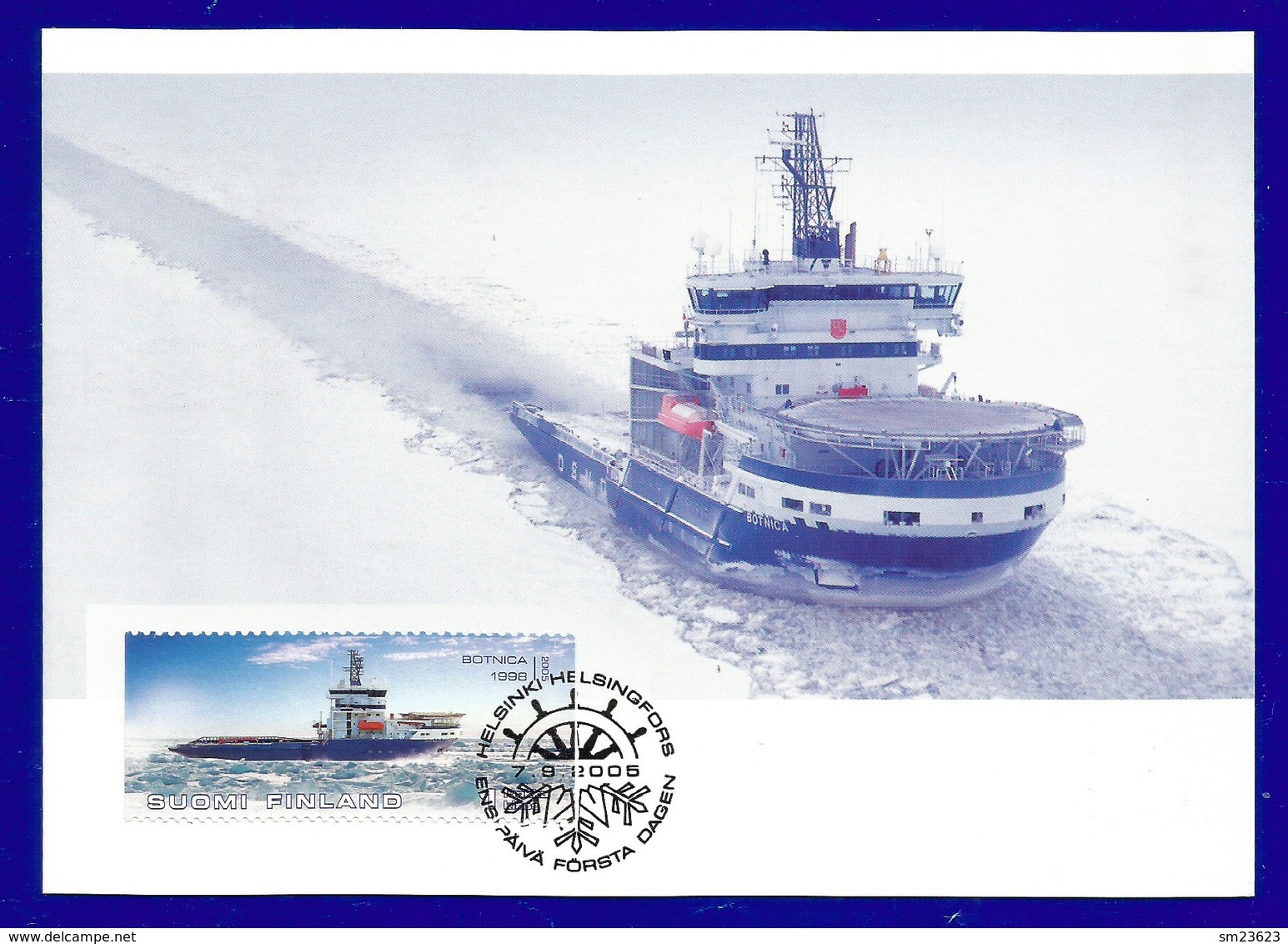 Finnland / Suomi 2005 , Icebreakers - Maximum Card - Siehe Scan - Stempel 7.8.2005 - Maximum Cards & Covers