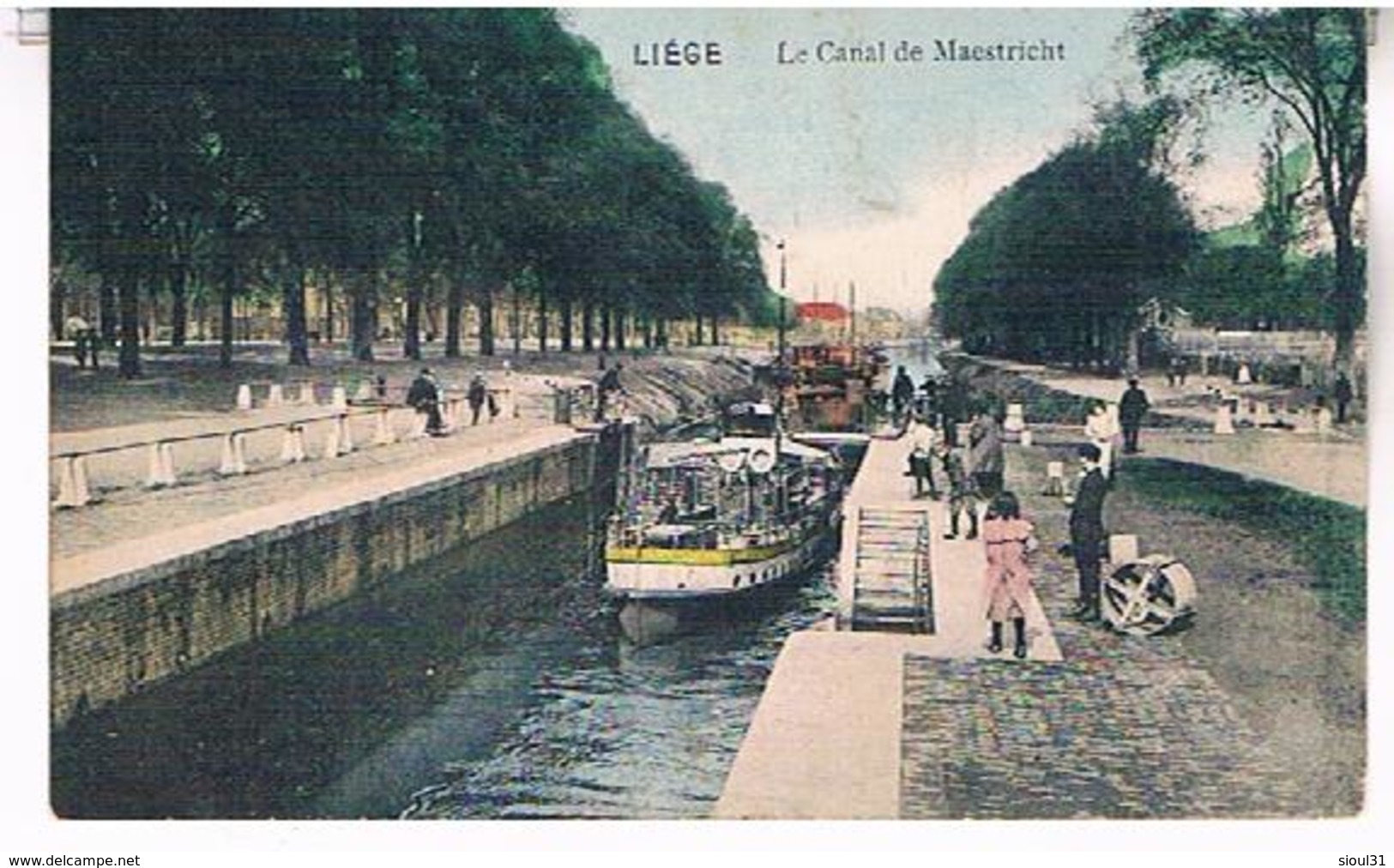 LIEGE  LE CANAL  DE MAESTRICHT     TBE  BE300 - Liege