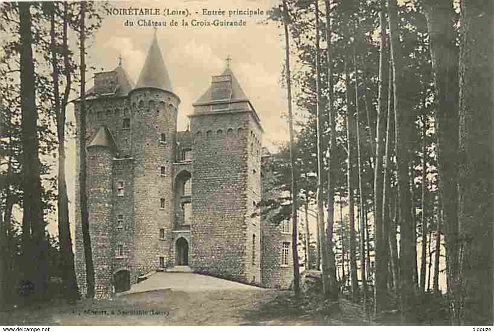 42 - Noirétable - Entrée Principale Du Château De La Croix-Guirande - Carte Neuve - Voir Scans Recto-Verso - Noiretable