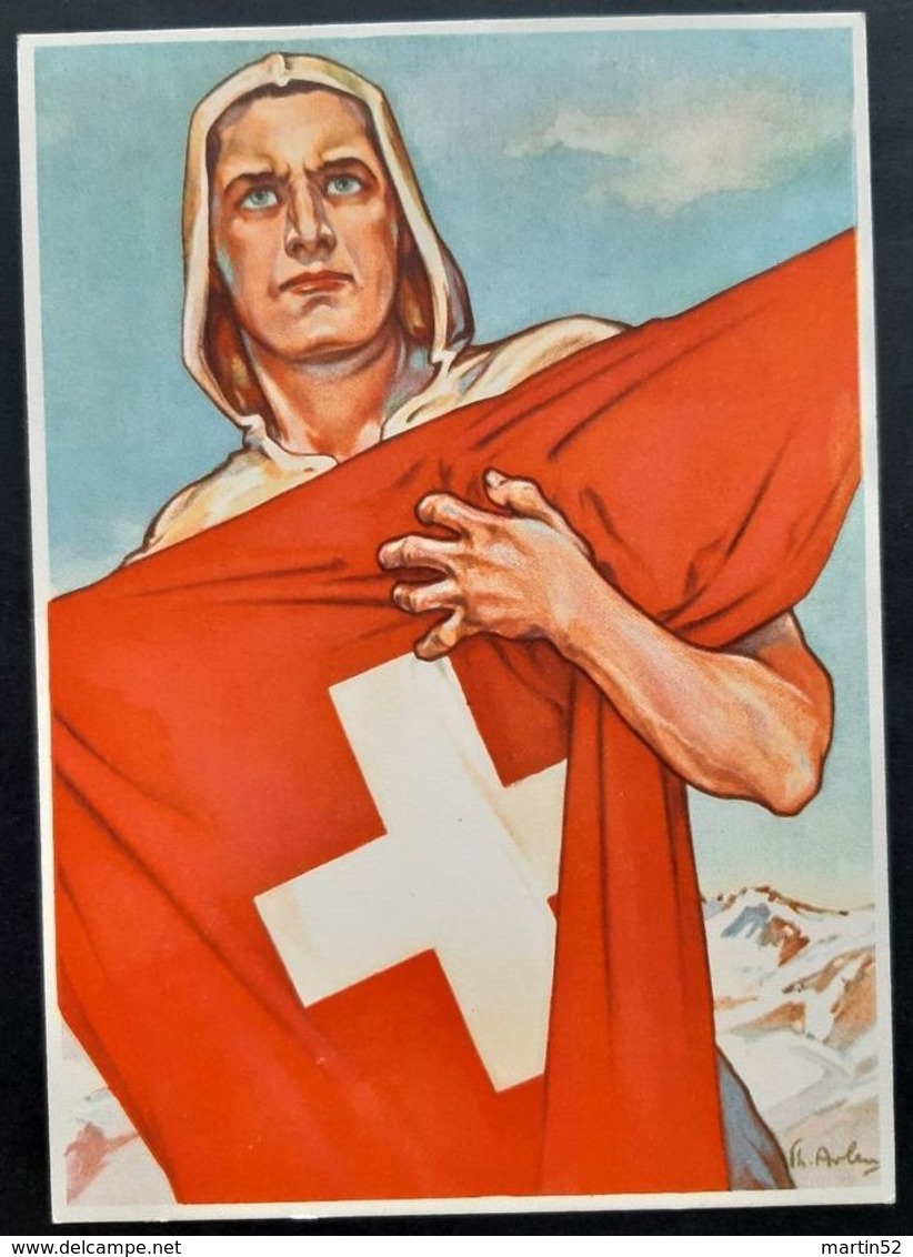 Schweiz Suisse 1941: Bundesfeier-PK No. 72 (Pro Patria CPI) "Eidgenosse" Ungelaufen Non Circulé (SBK CHF 15.00) - Lettres & Documents