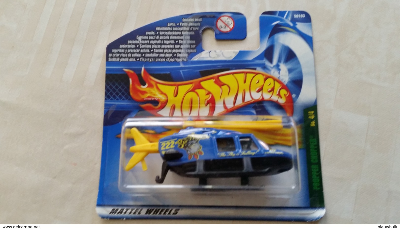 Mattel Hot Wheels Propper Chopper N° 068 4/4 Edition 2001 - HotWheels