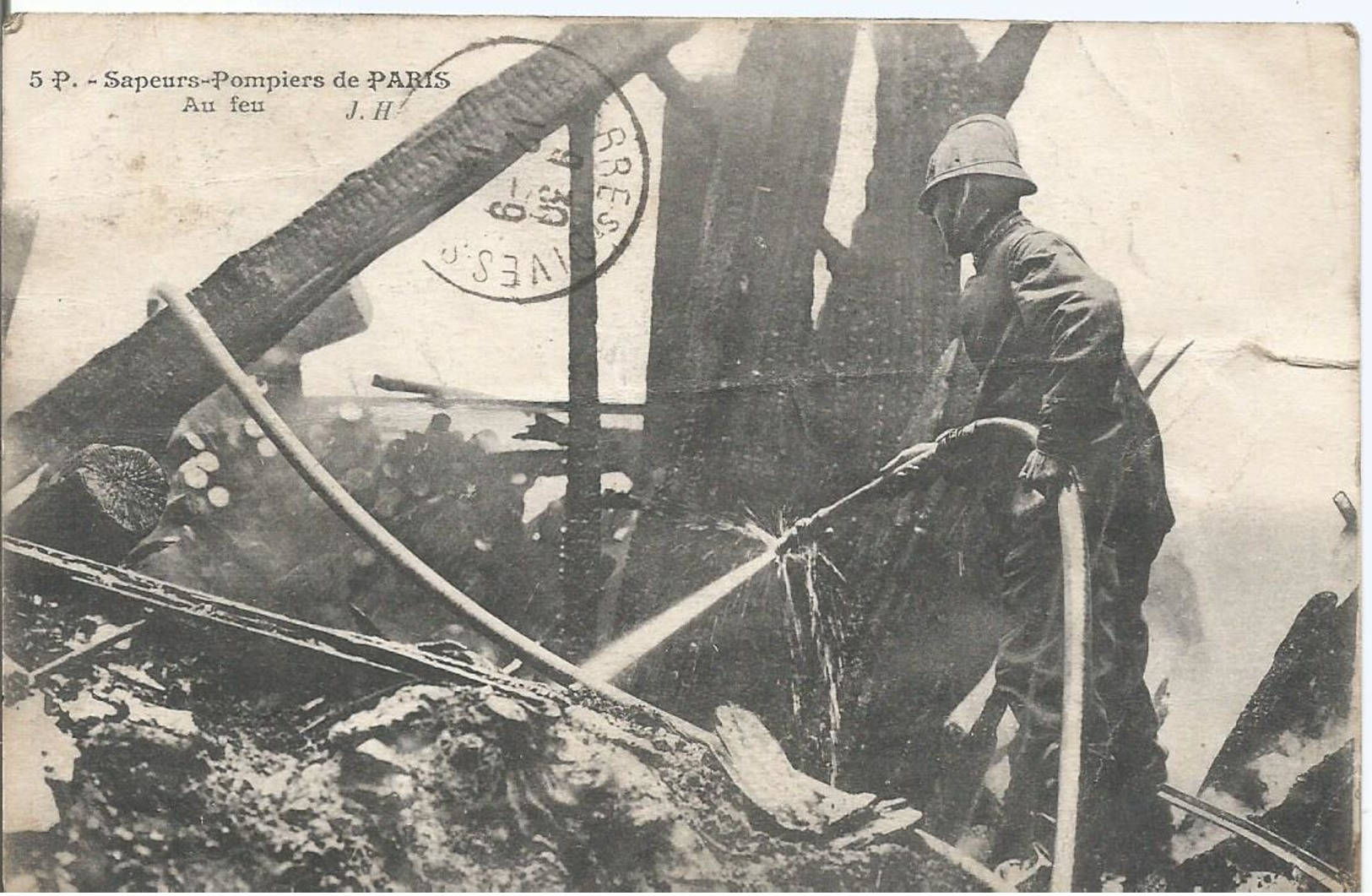 CPA 160 - POMPIERS DE PARIS - Pompieri