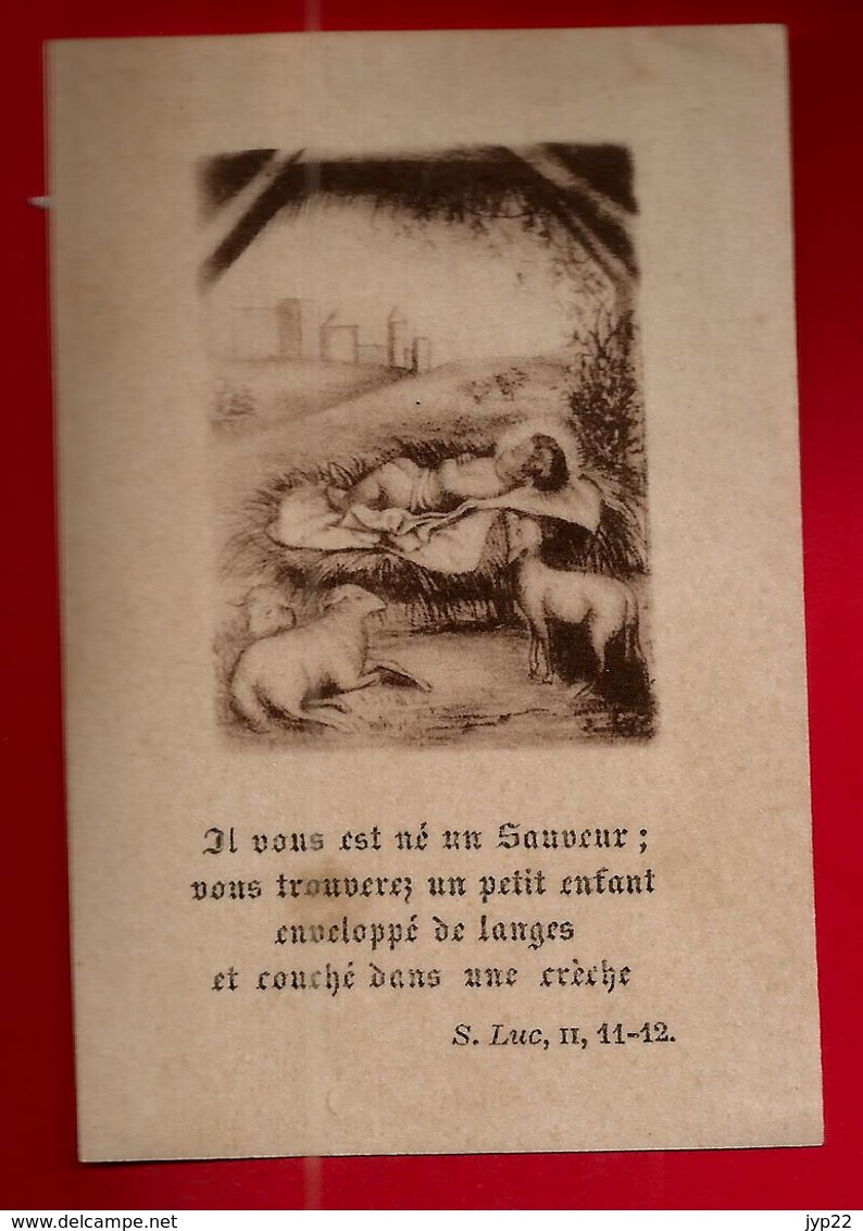 Image Pieuse Holy Card Il Vous Est Né Un Sauveur ... Ed ? - Images Religieuses