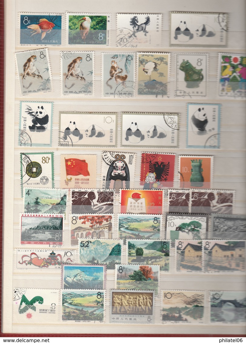 CHINA  COLLECTION STAMPS USED