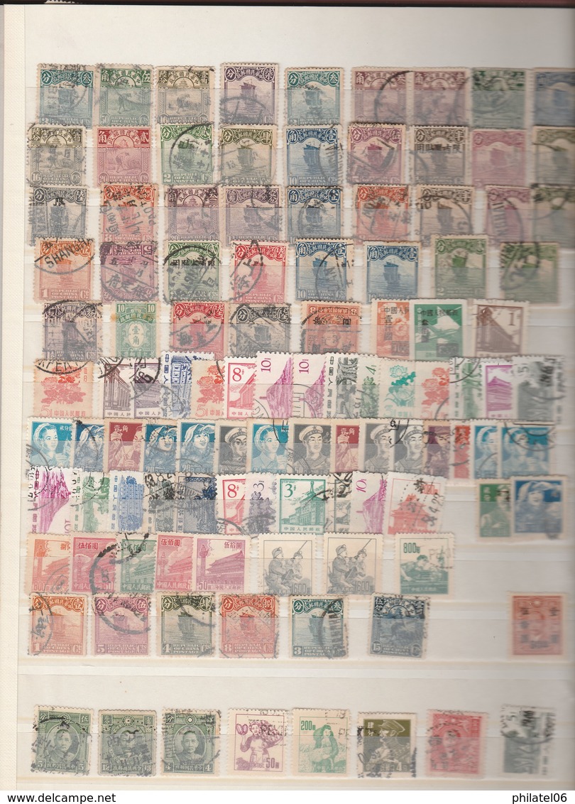 CHINA  COLLECTION STAMPS USED