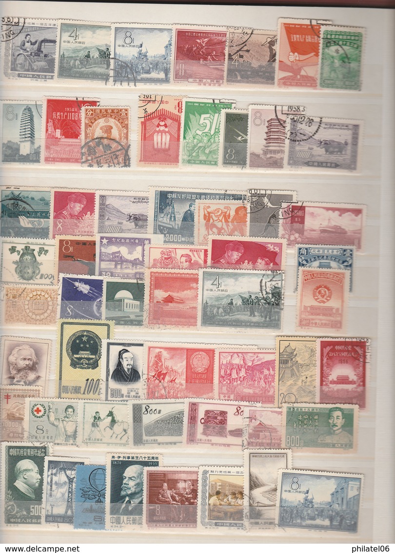 CHINA  COLLECTION STAMPS USED