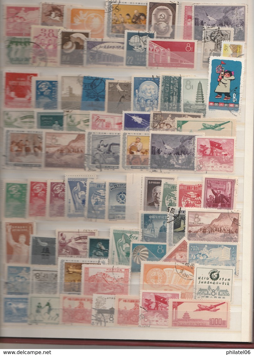 CHINA  COLLECTION STAMPS USED