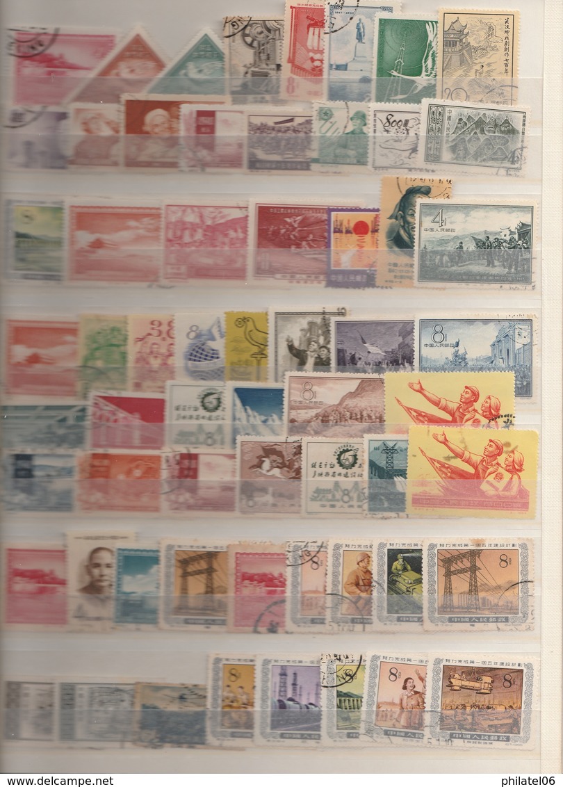 CHINA  COLLECTION STAMPS USED