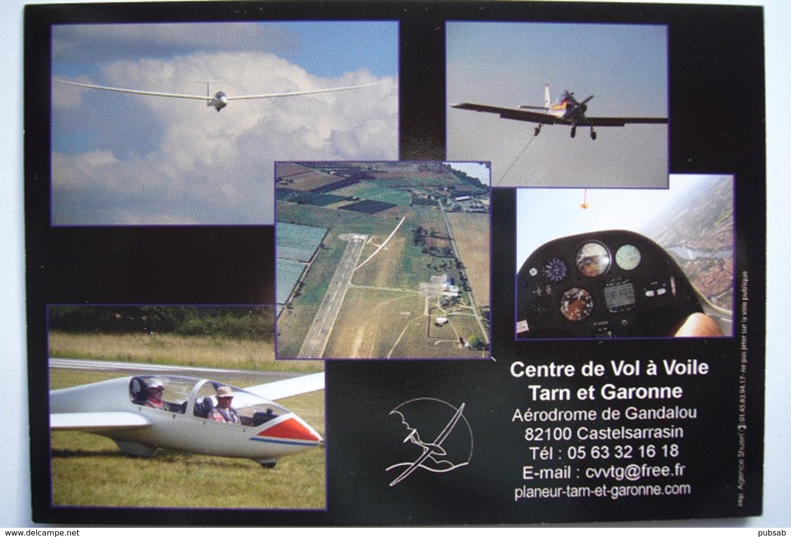 Avion / Airplane / Glider - Planeur / Seen At Gandalou Airport / Aérodrome De Gandalou, Tarne Et Garonne - 1946-....: Ere Moderne