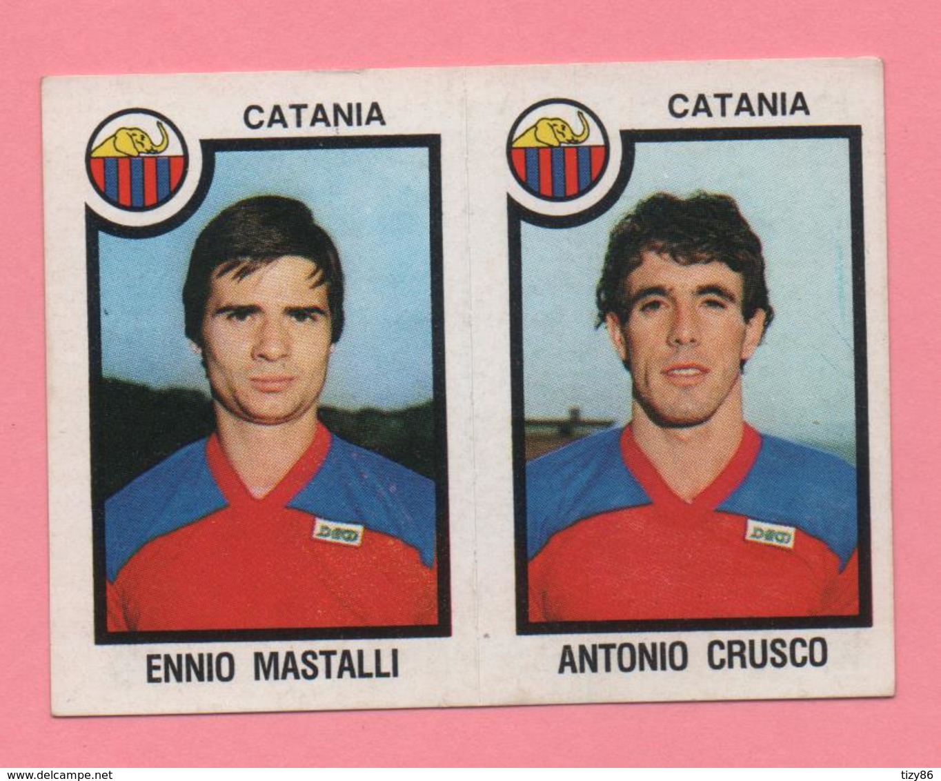 Figurina Panini 1982/83 - Catania, Ennio Mastalli E Antonio Crusco - Trading Cards