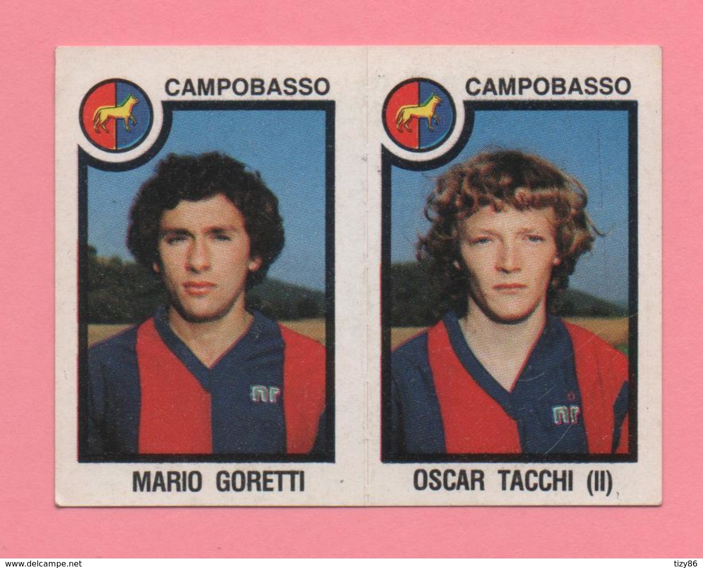 Figurina Panini 1982/83 - Campobasso, Mario Goretti E Oscar Tacchi - Trading Cards