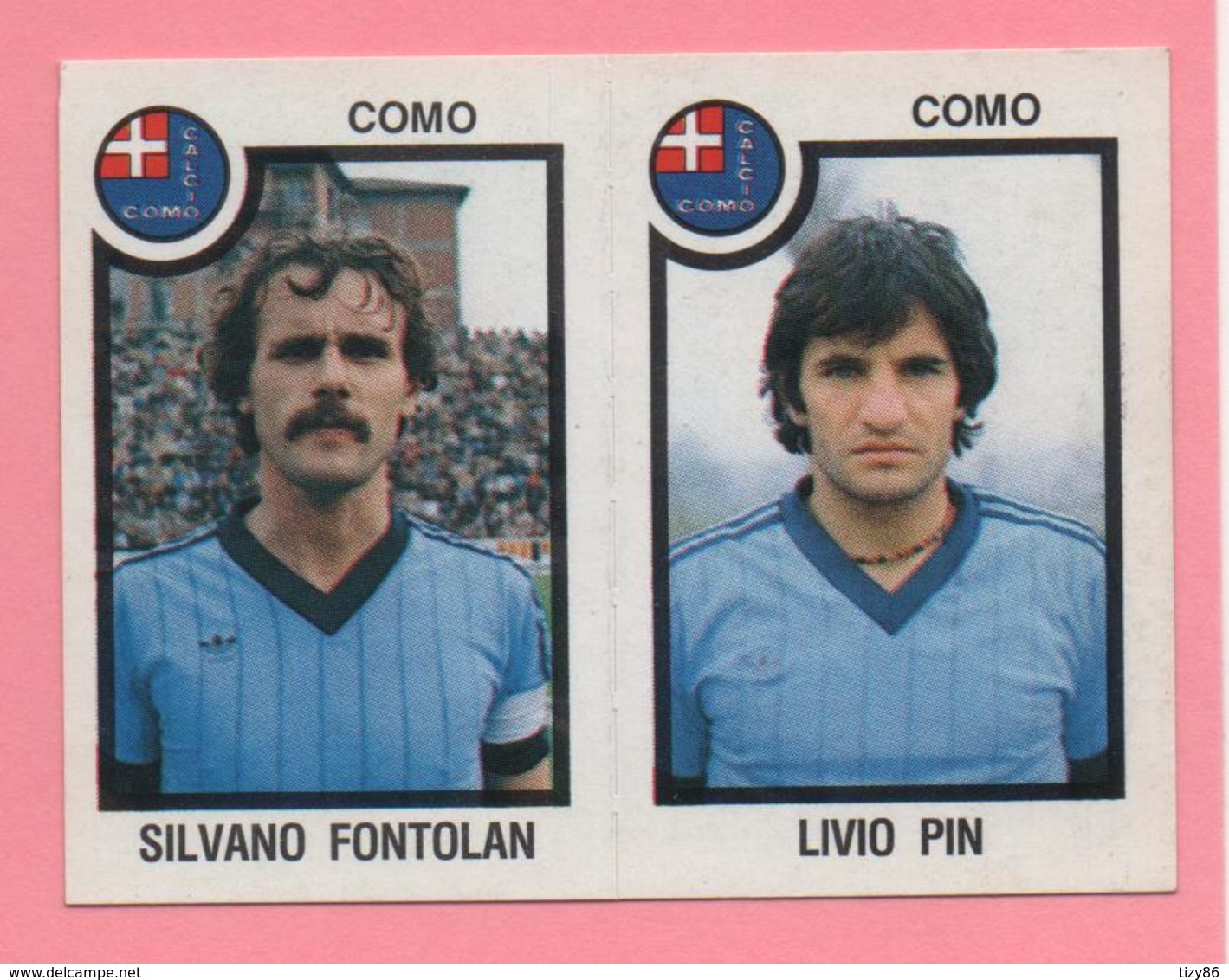 Figurina Panini 1982/83 - Como, Silvano Fontolan E Livio Pin - Trading Cards