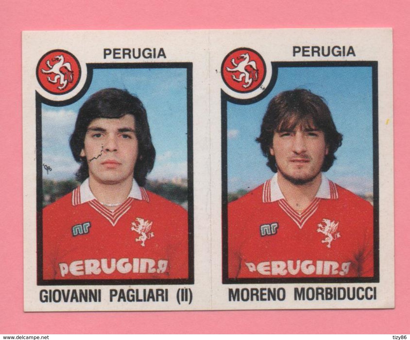 Figurina Panini 1982/83 - Perugia, Giovanni Pagliari E Moreno Morbiducci - Trading Cards