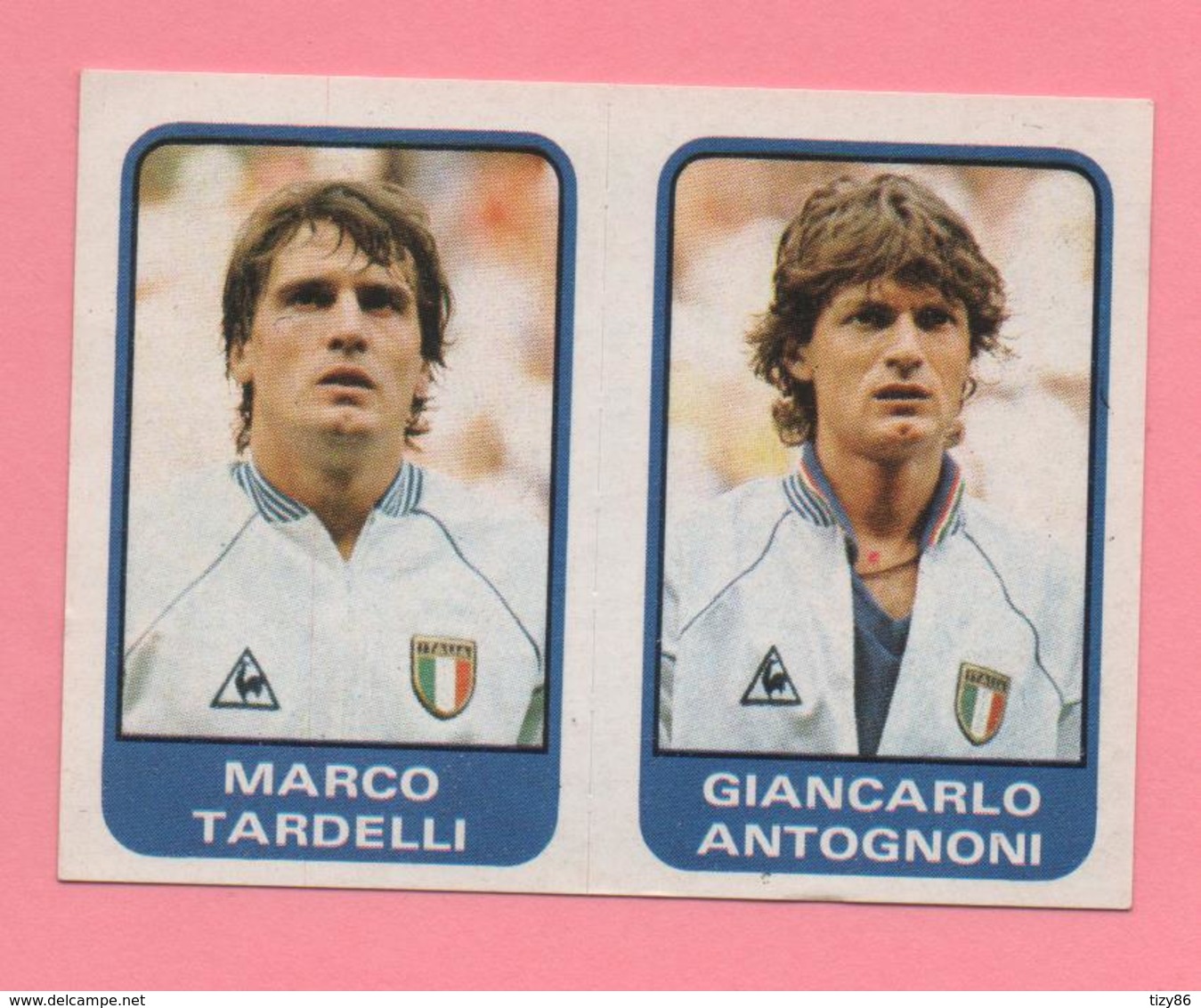 Figurina Panini 1982/83 - Italia, Marco Tardelli E Giancarlo Antognoni - Trading Cards