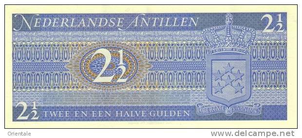 NETHERLANDS ANTILLES P. 21a 2,50 G 1970 UNC - Nederlandse Antillen (...-1986)