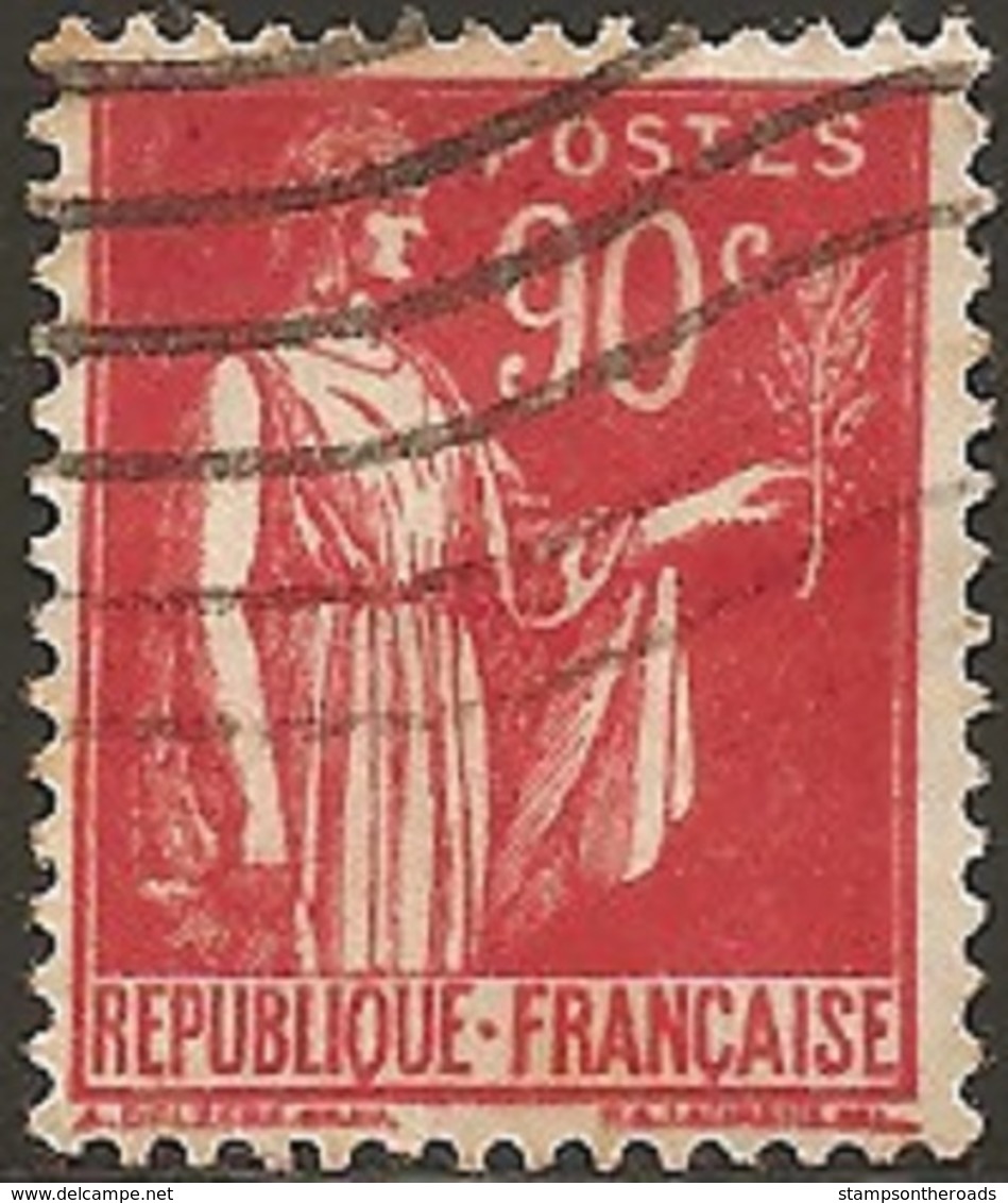 FR285U - 1932-33 France, "Paix", N° 285, 90c. Rouge Carmin, Oblitérée - 1932-39 Peace