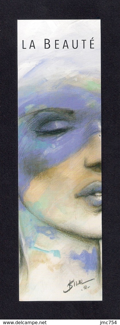 Marque Page.  La Beauté.   20ème Printemps Des Poètes 2019.  Oeuvre D'Enki Bilal.   Bookmark. - Bookmarks